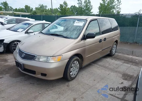 2000 Honda Odyssey z USA, uszkodzony, nr VIN 2HCRL1851YH506200
